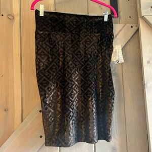 NWT Lularoe Holiday Velvet Shimmer Cassie Skirt